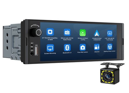 Ips single din stereo - ips,