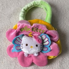 Vintage 2004 BNWT Sanrio Hello Kitty Small Zip Top Coin Purse Soft Plush