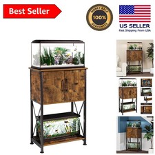 Rustic Metal Double Aquarium