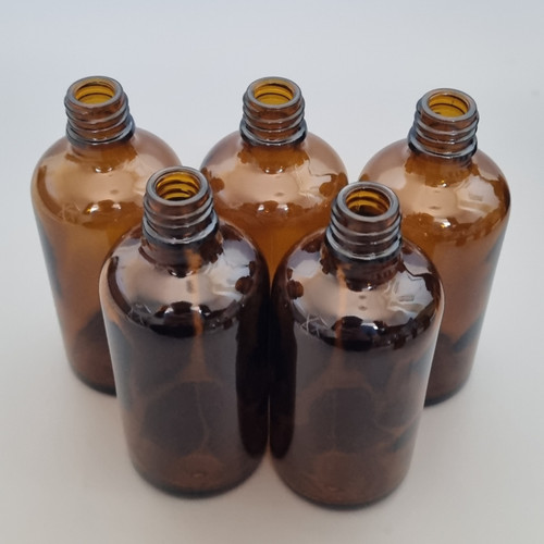 Amber glass bottles 100ml - amber,