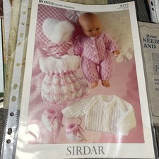  Doll Knitting Pattern sirdar