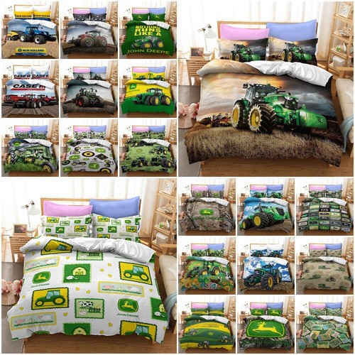 Deere tractor quilt - tractor, duvet