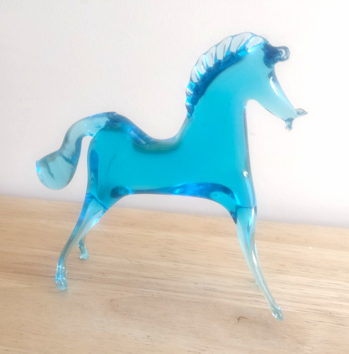 Beautiful blue murano - blue, glass