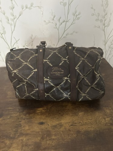 Longchamp paris brown - brown, leather