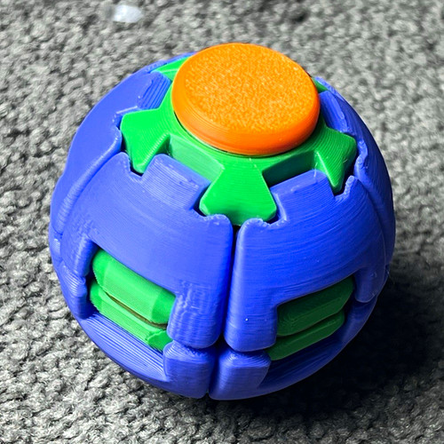 Rotating auto spin - 3d, printed