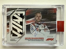 2023 Topps Dynasty F1 Kevin Magnussen HAAS Logo Patch #DAF-KM Glove Relic auto