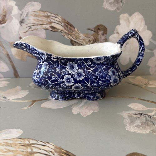 Burleigh blue calico - blue,