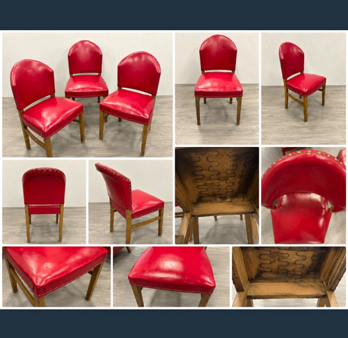 Vintage set red - of, 3