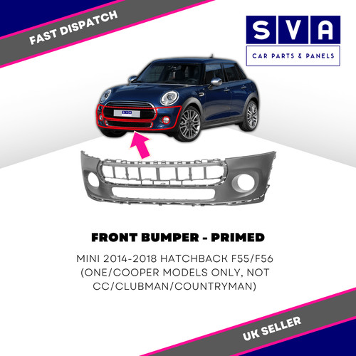 Front bumper primed for mini - bumper,