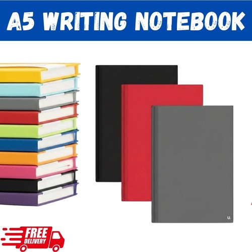 Lined notebook a5 hardback - notebook,