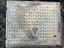 Wrekin M7560 B125 BS EN124-2 Cast Iron Manhole Cover & Frame(750x600mm)@£75 each