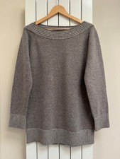 Celtic Clothing Pure New Wool Grey Jumper Size L