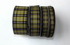 Cornish Tartan Ribbon 10/16/25/38mm widths 1m 2m 5m Lengths