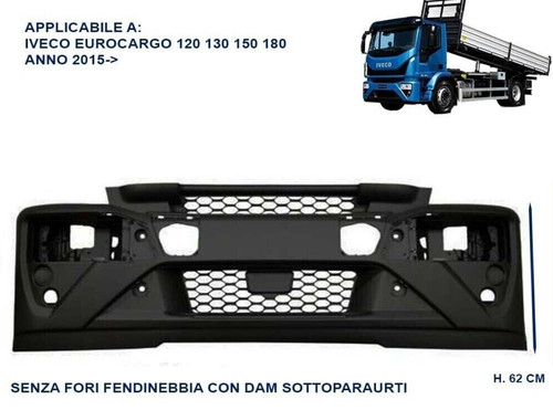 Front bumper with dam suitable - dam,