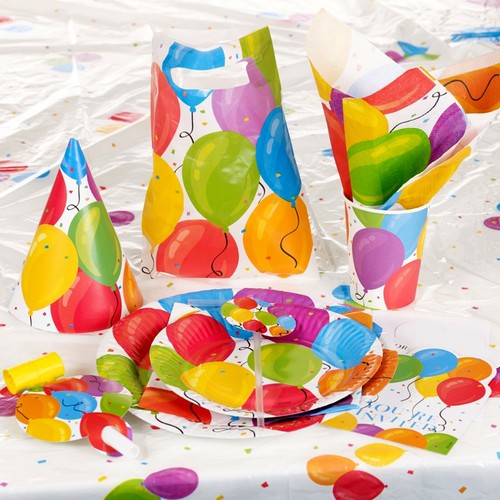 Balloon birthday party paper - balloon,