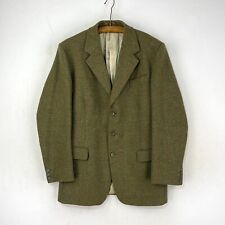 Hebden Cord Tweed Jacket Mens 42R Green Check Country Hacking Shooting Hunting
