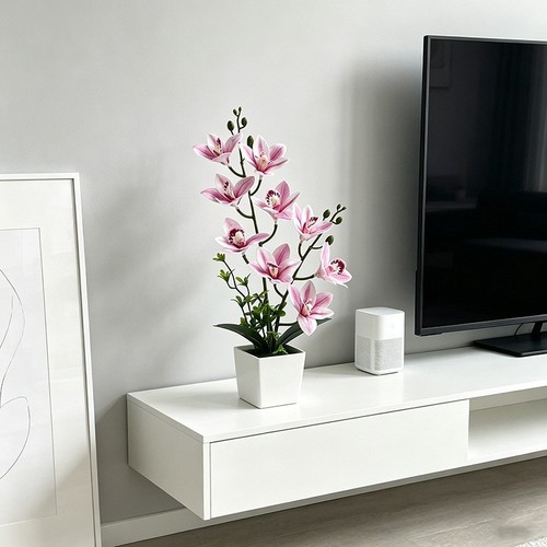 Lifelike cymbidium orchid fake - lifelike,