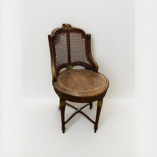 Antique french revival swivel - antique,