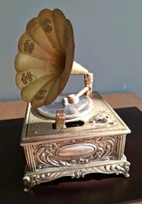 Gramophone Musical Box Brass