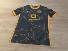 2021/2022 Kaizer Chiefs Away Football Shirt 12-13 Years Black/Gold Nike SA