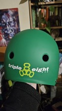 Triple Eight Certified Skate Helmet  Xs-S , 51cm -54cm GREEN