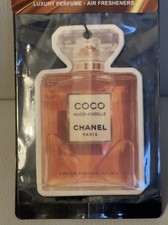 Coco CHANEL Hanging Car Air Freshener strong  Long Lasting. Buy 3 Get One Free!