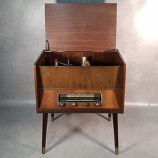 VTG Ferguson 623 RG Radiogram Valve Radio Record Player MCM Cabinet 1950s Prop