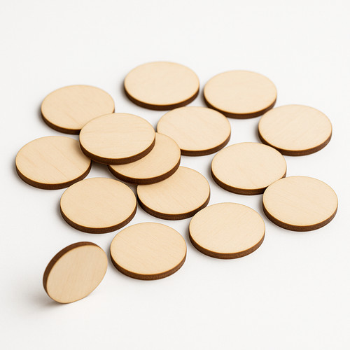20x wooden discs 5cm - discs,