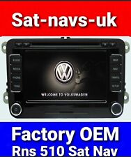 Genuine VW Rns 510 Sat Nav Stereo Golf 6 Caddy T5 Passat CD DVD HDD V17 maps 