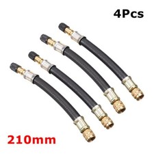 4Pcs Flexible Rubber Truck Lorry 210mm Tyre Wheel Valve Extension Extender Cap