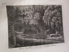 Roman Sewer System Etching
