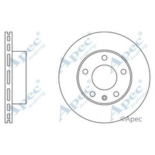 2x Brake Discs Vented For LDV
