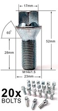 M14 bolts for aftermarket