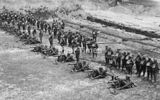 00069. WWI British Army. Machine Gun Corps Training