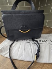 Lulu Guinness Navy Leather