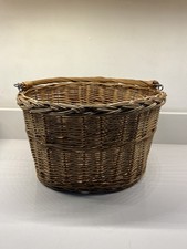 Vintage woven Wicker Hook on