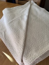 Woven bedspread by John Lewis. Cream. 240 x 265 cm 94x104 in Excellent condition