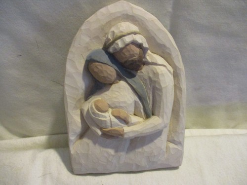 Willow tree holy family plaque - willow,