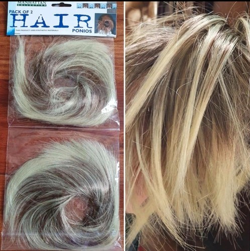 Straight synthetic hair - straight,