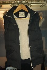 Womens faux fur body warmer gilet