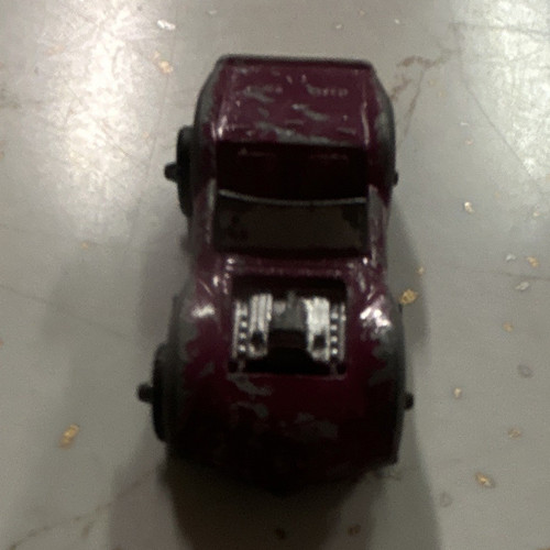 Vintage purple diecast toy car - vintage,