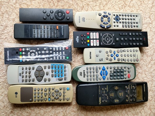 Joblot remotes tv vcr - of, tv,