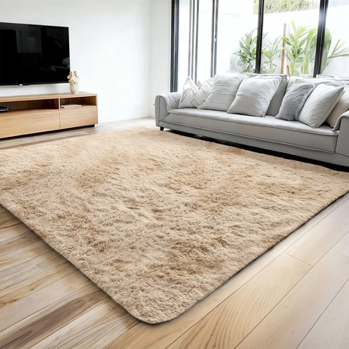 Large fluffy rugs anti - fluffy,