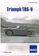 TRIUMPH TR5 & TR6 (1967-76) COMPREHENSIVE PARTS CATALOGUE