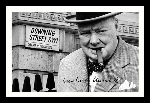 Winston churchill autograph - winston,