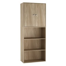 Wide 3 Tier Book Shelf Deep Bookcase Storage Cabinet Display Dining Living Room