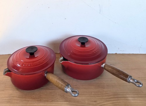 Creuset red cerise enameled - creuset,