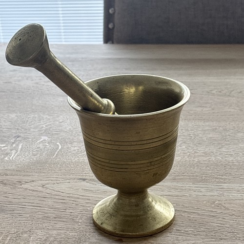 Vintage large heavy - large, brass