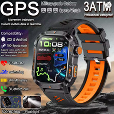 Military GPS Smart Watch Men