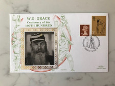 BENHAM  FDC W G GRACE CENTENARY OF 100TH HUNDRED 1995